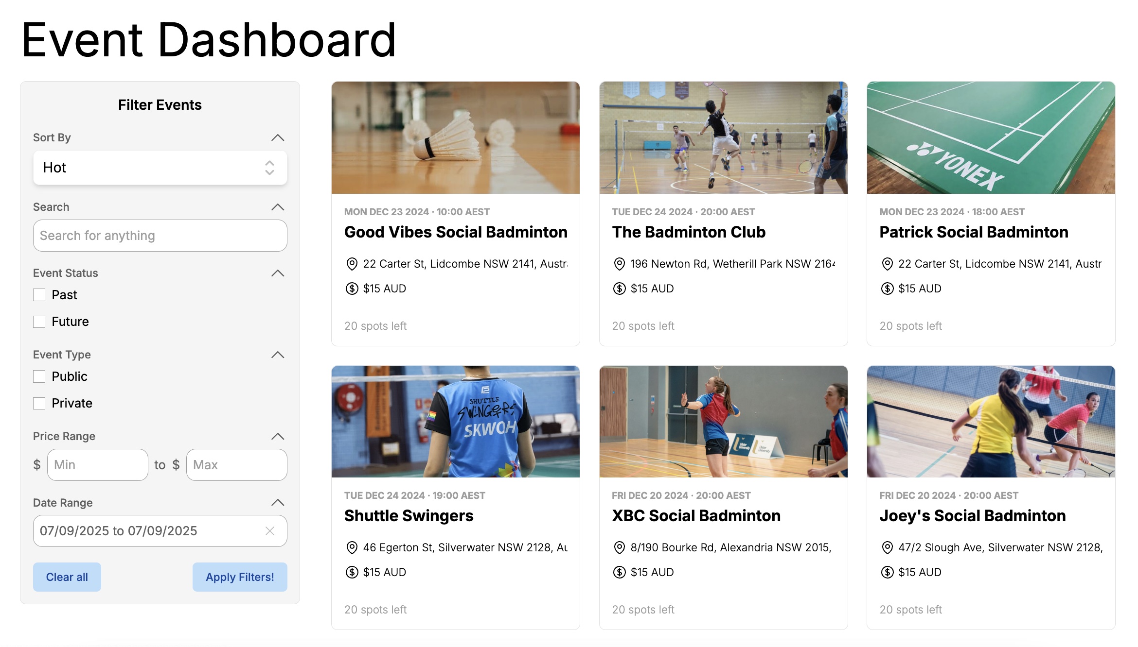 event-dashboard